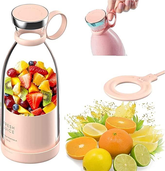 MIXEN Fresh Juice Portable Blender, 350ML Mini Juicer Used School/Office/Workout/Travel Use