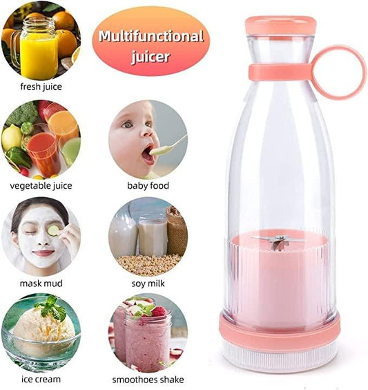 MIXEN Fresh Juice Portable Blender, 350ML Mini Juicer Used School/Office/Workout/Travel Use